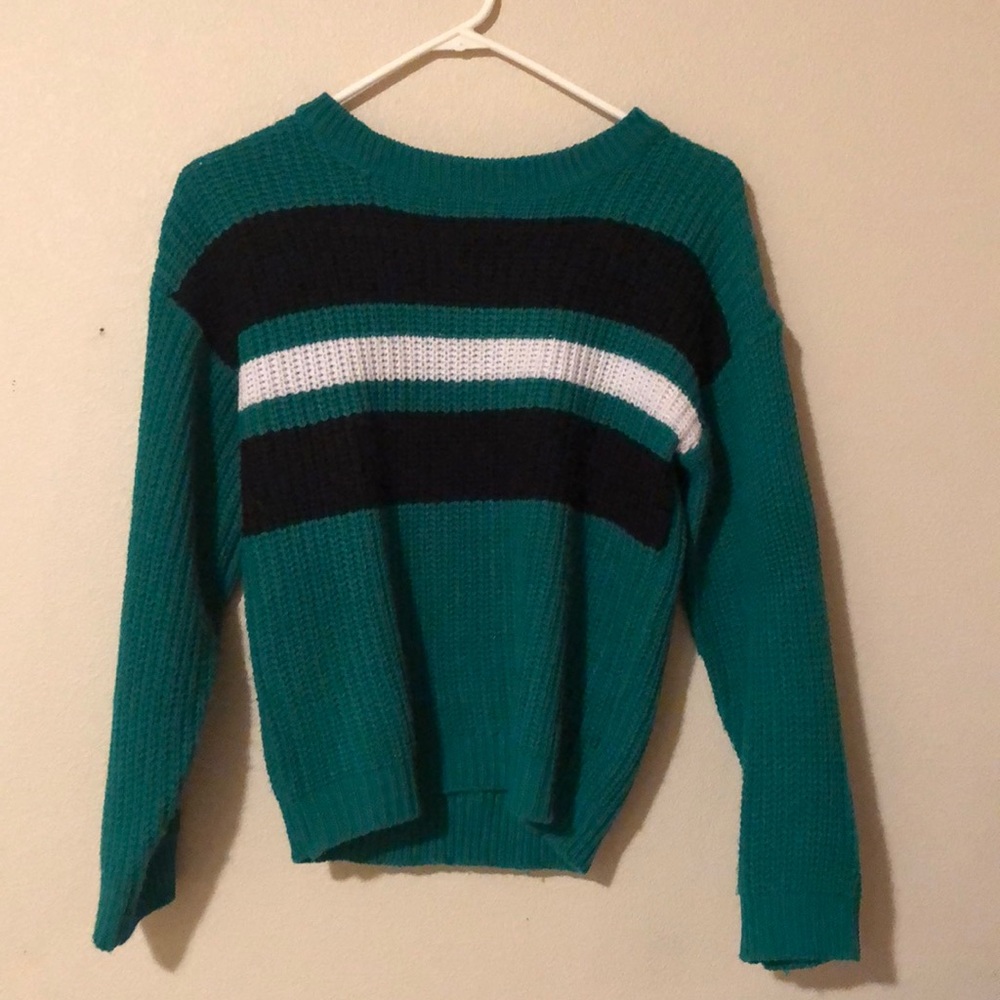 Green sweater